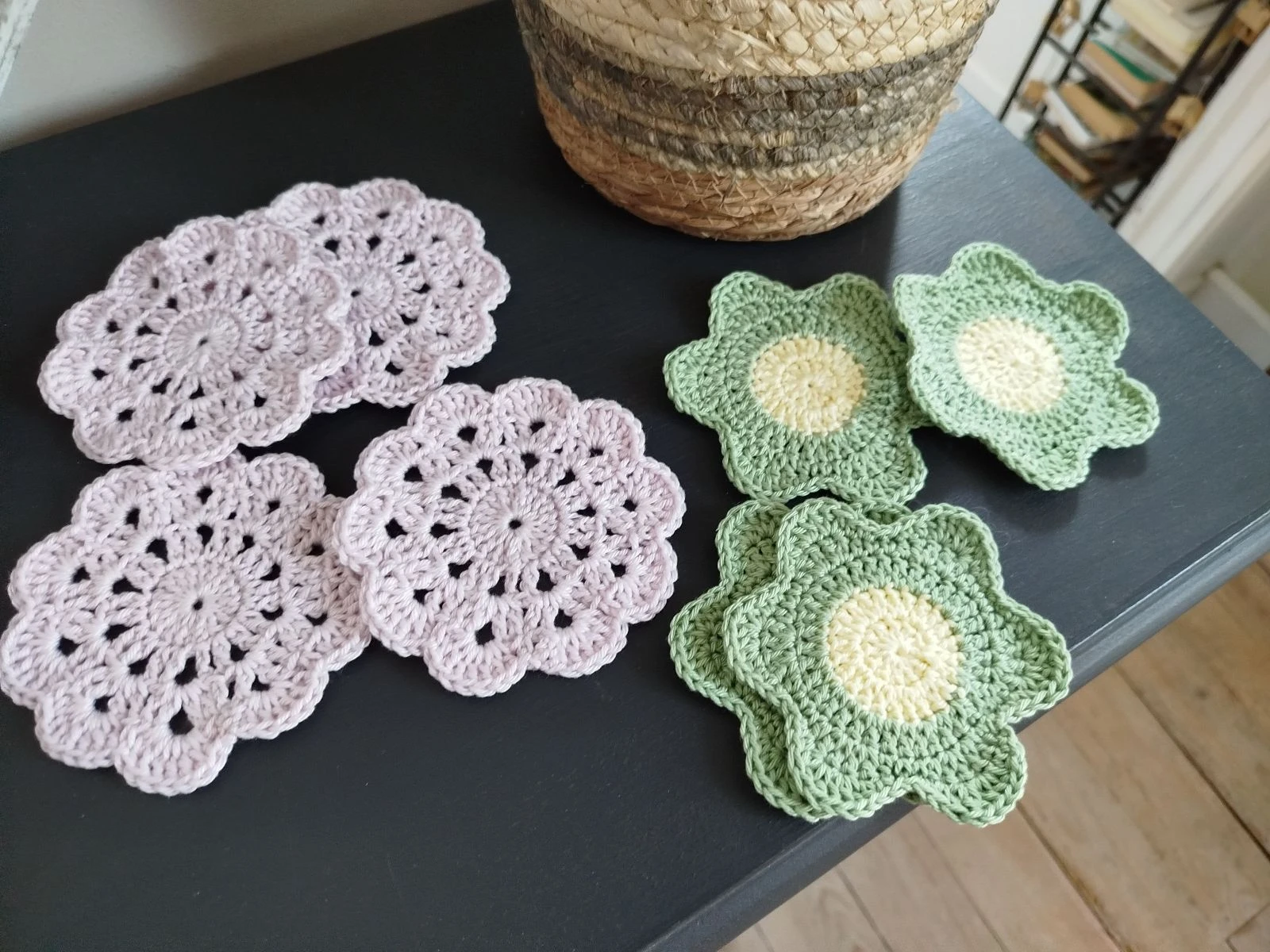 Lot de 8 sous verres neufs 